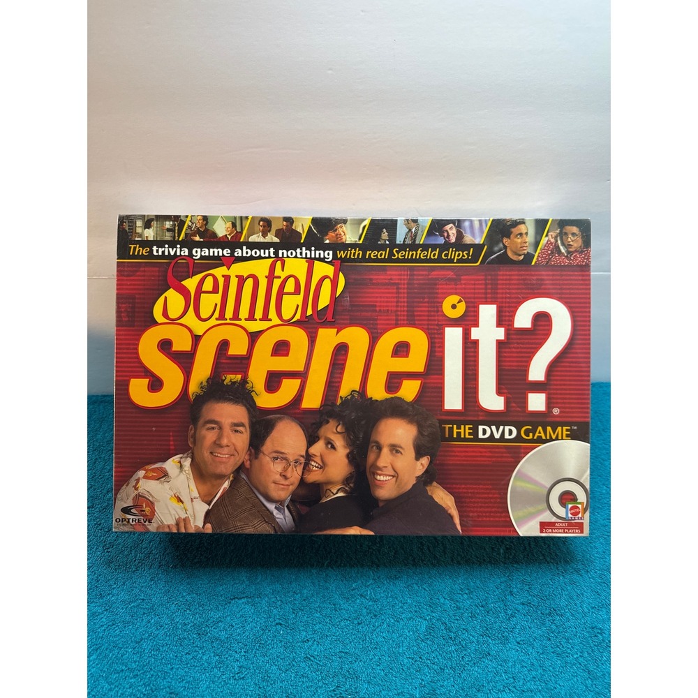 Seinfeld Scene It? The DVD Game Trivia Board Game Mattel Optreve Complete 2006‎